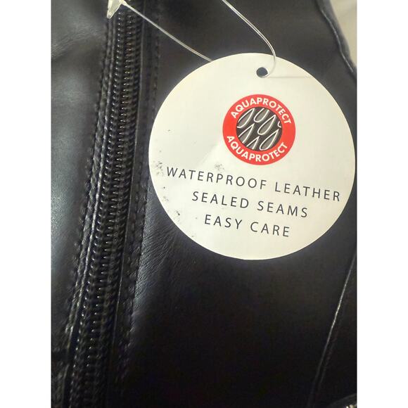 Blondo Waterproof Black Leather Combat Boots | Women’s Size 8.5 - Picture 9 of 9